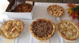 A sample of entries in the Great New England Apple Pie Contest. (Russell Steven Powell)