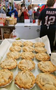 These are the frozen apple pies for sale, fresh baked out of the oven at The Big E in September. (Bar Lois Weeks)